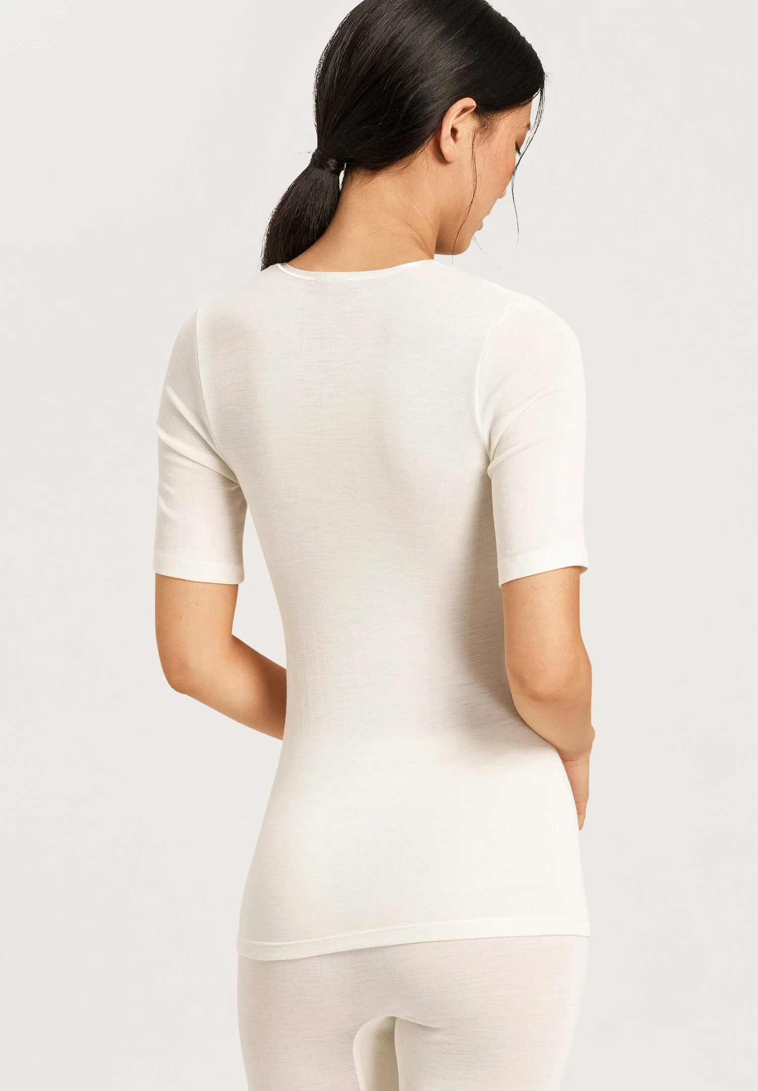 Woolen Silk S/SLV Shirt | cygne 071417-070795 - Image 4