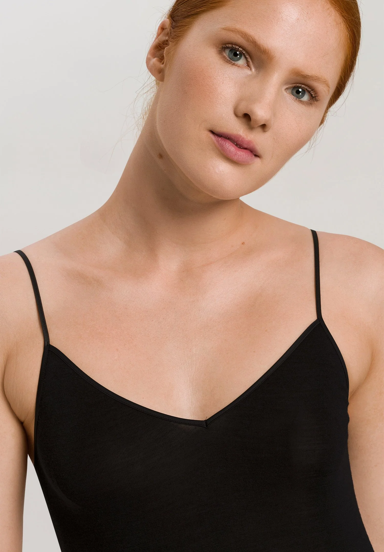 Woolen Silk Spaghetti Top | black 071415-070018 - Image 6