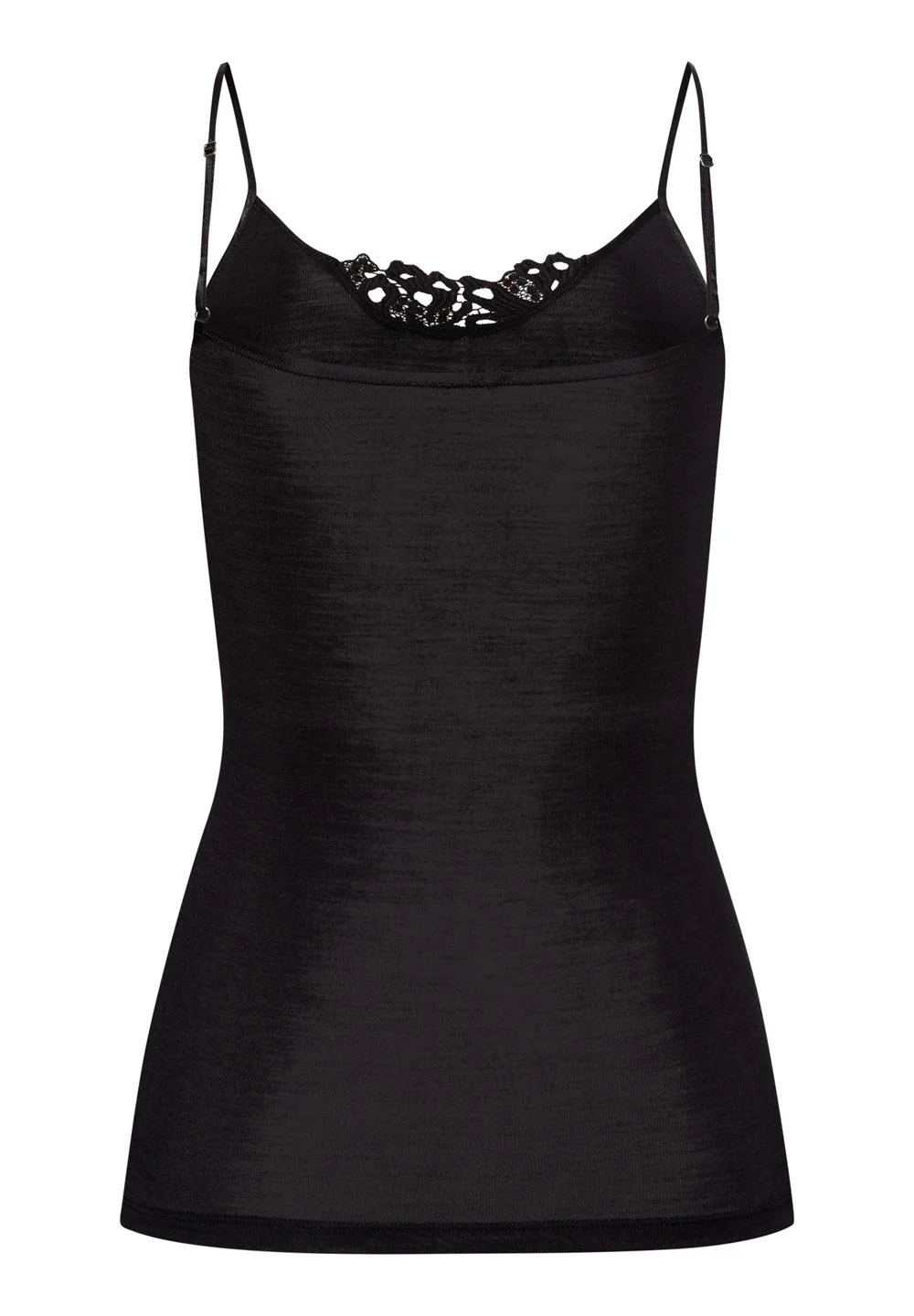 Woolen Silk Spaghetti Top | black 071521-070018 - Image 3