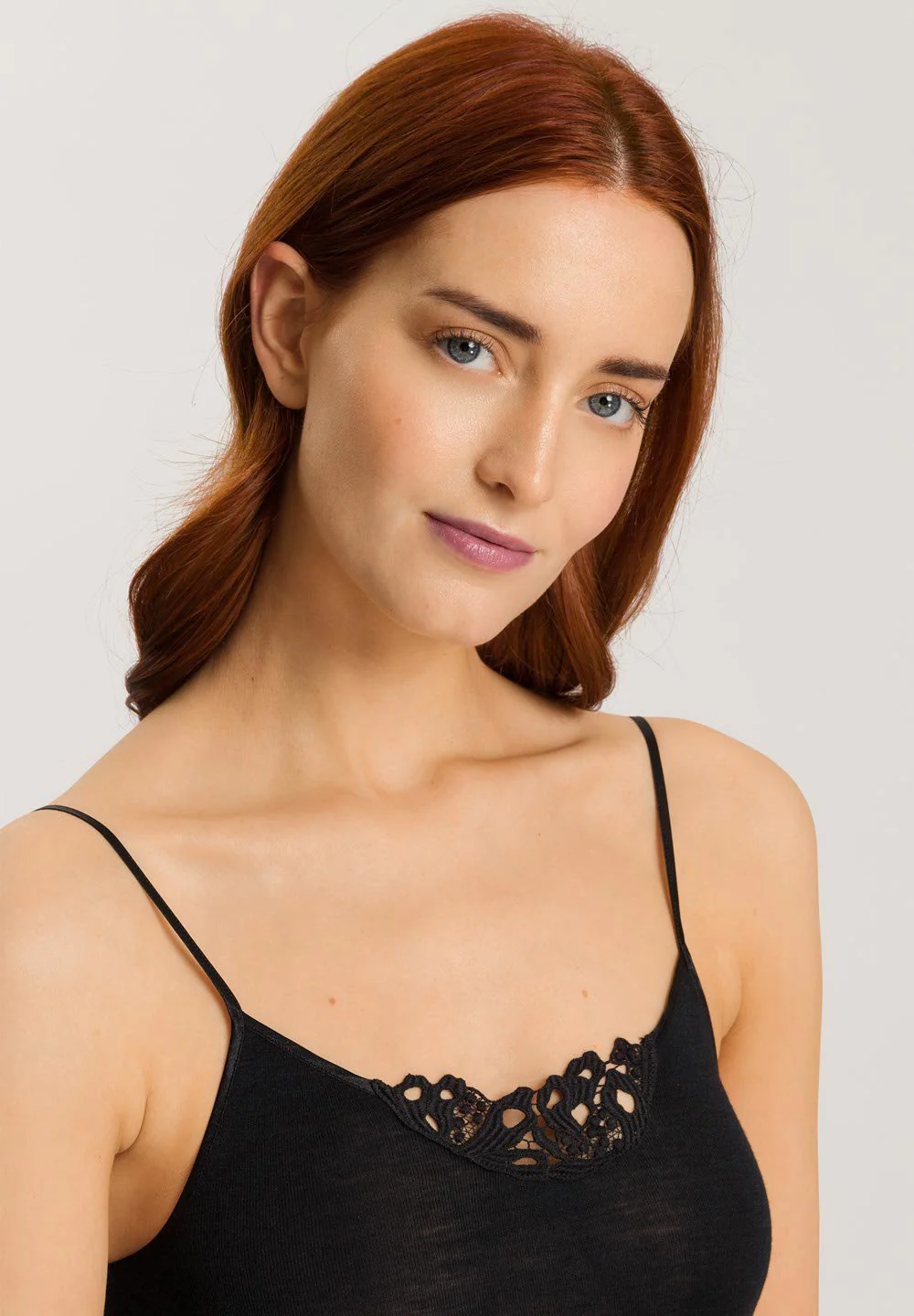 Woolen Silk Spaghetti Top | black 071521-070018 - Image 6