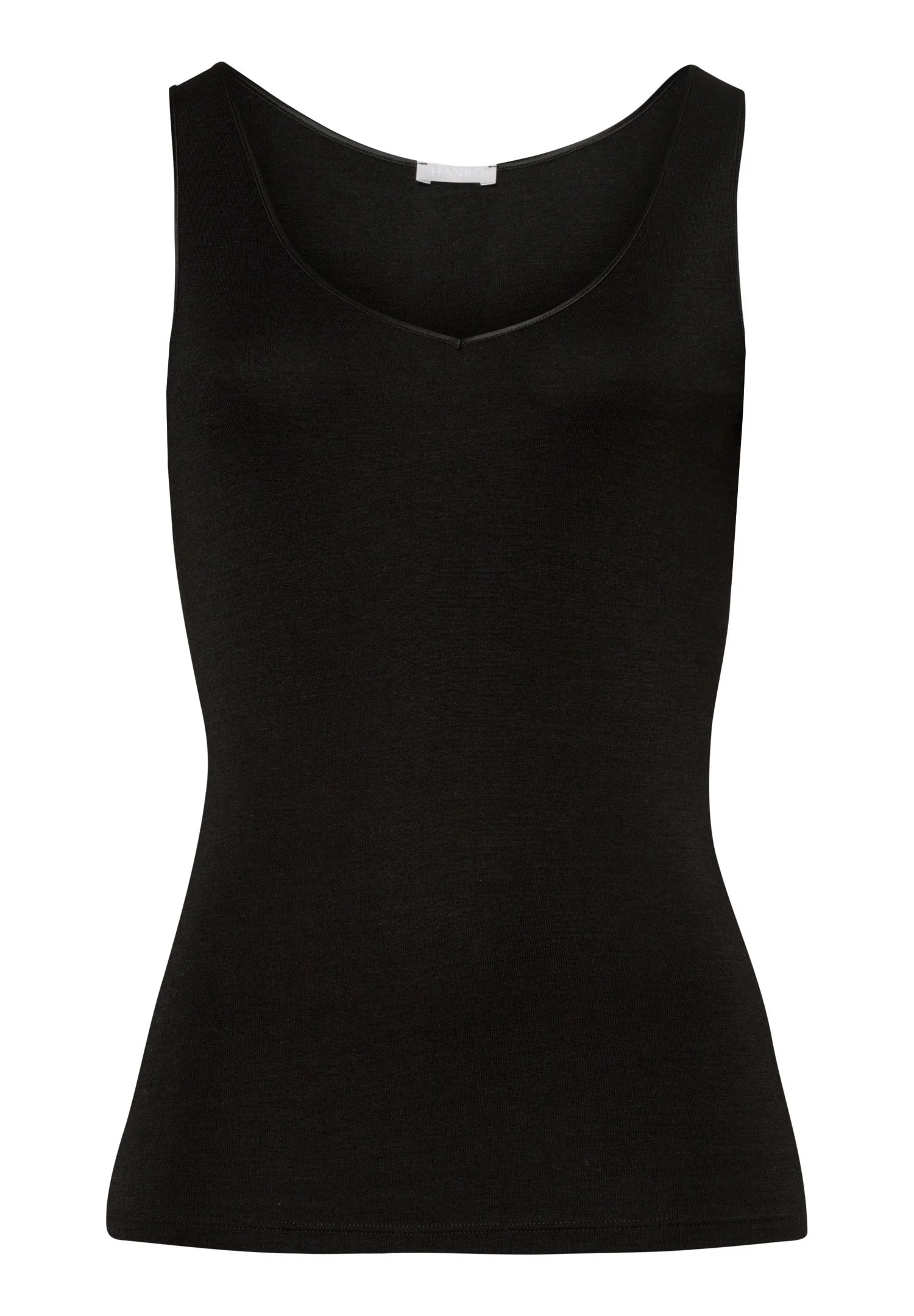 Woolen Silk Tank Top | black 071416-070018