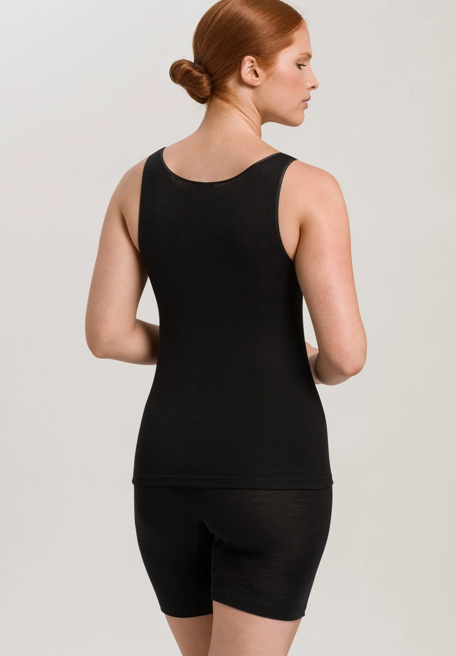 Woolen Silk Tank Top | black 071416-070018 - Image 4