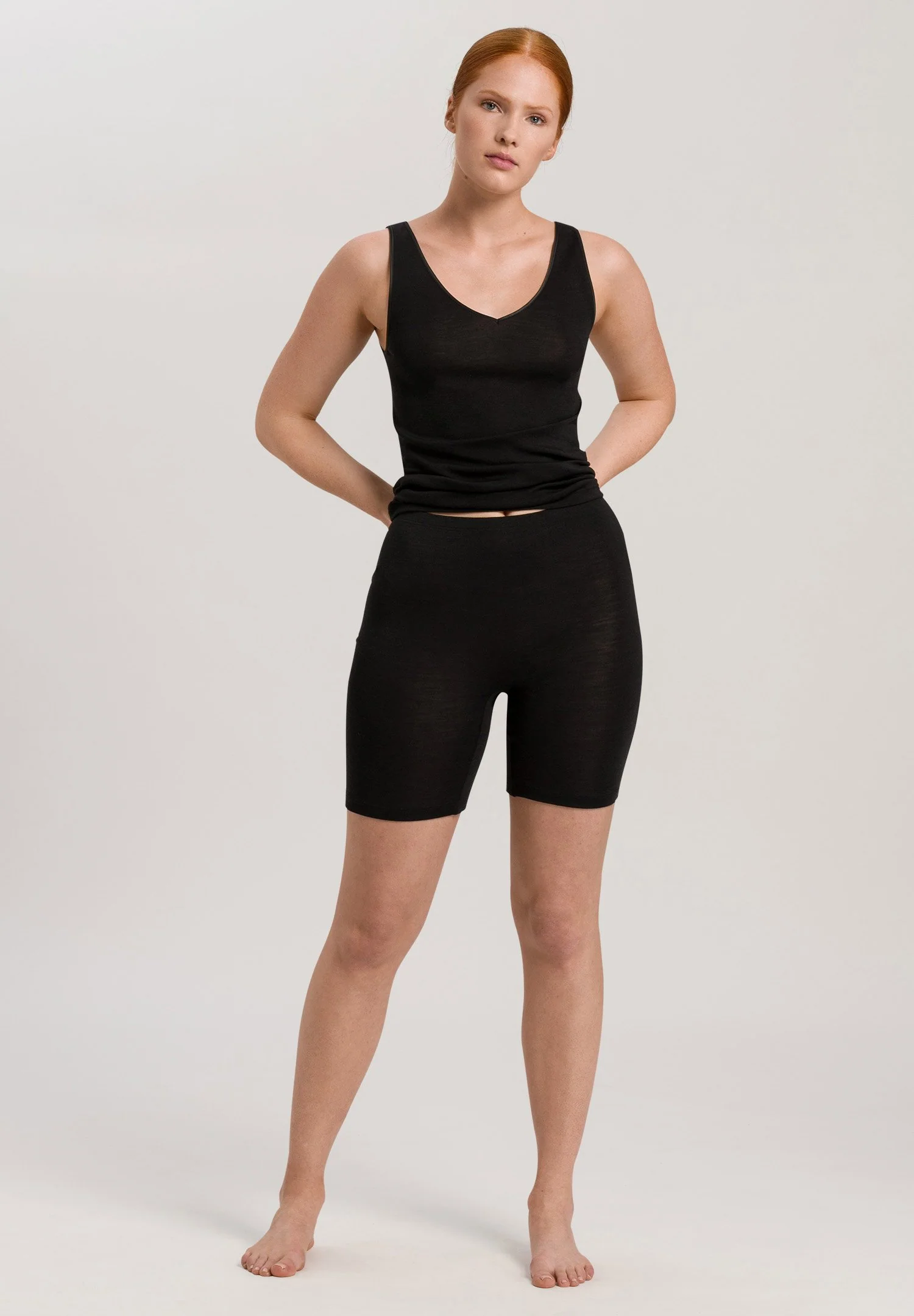 Woolen Silk Tank Top | black 071416-070018 - Image 5